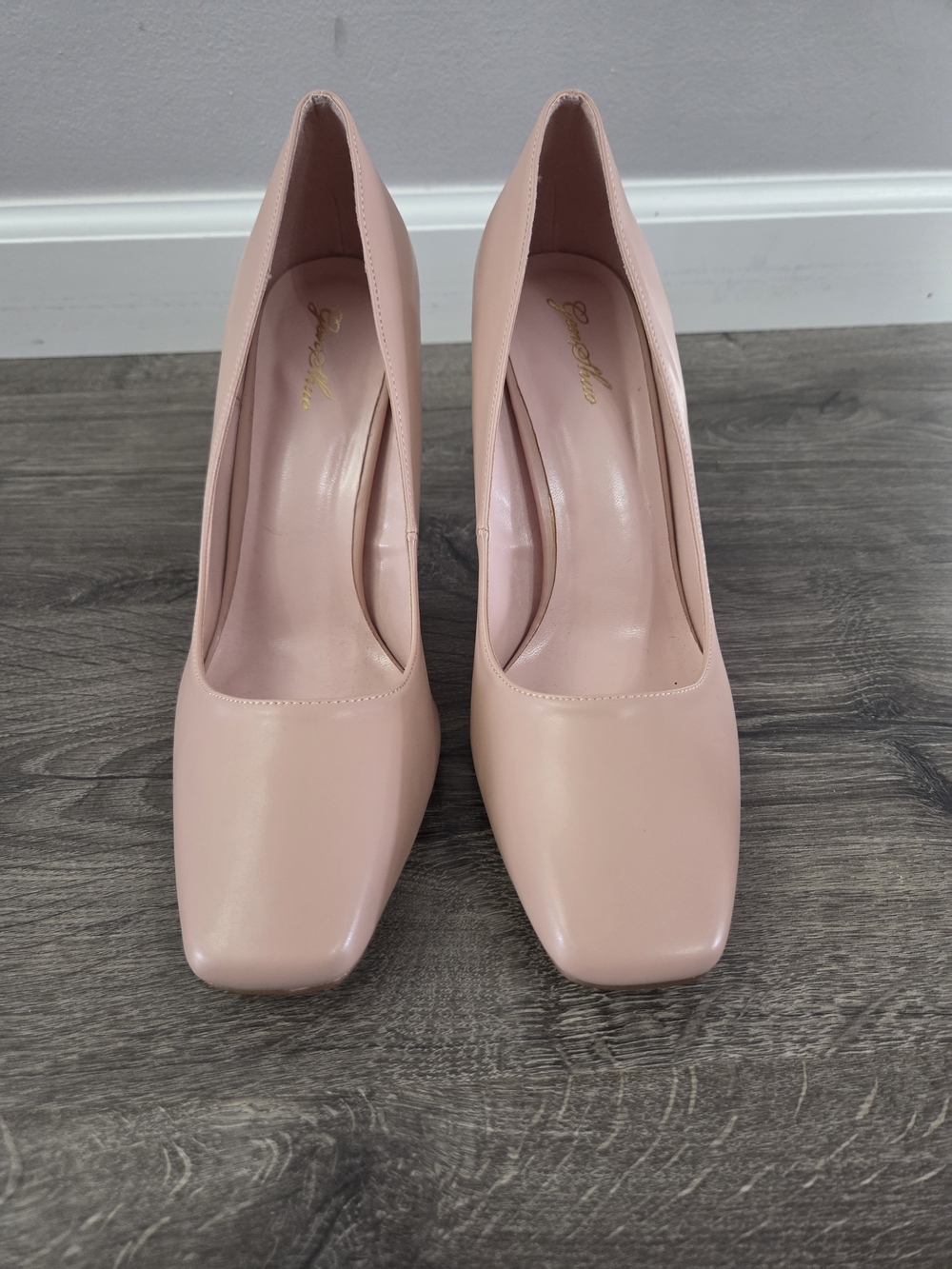Genshuo Square-Toe High Heels Size 10 - NEW